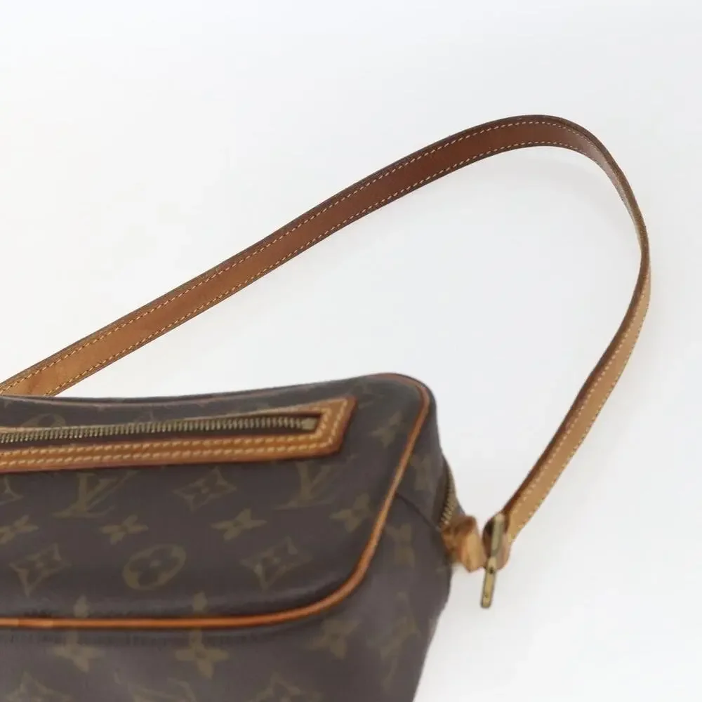 Louis Vuitton Monogram Pochette Cite Shoulder Bag Brown